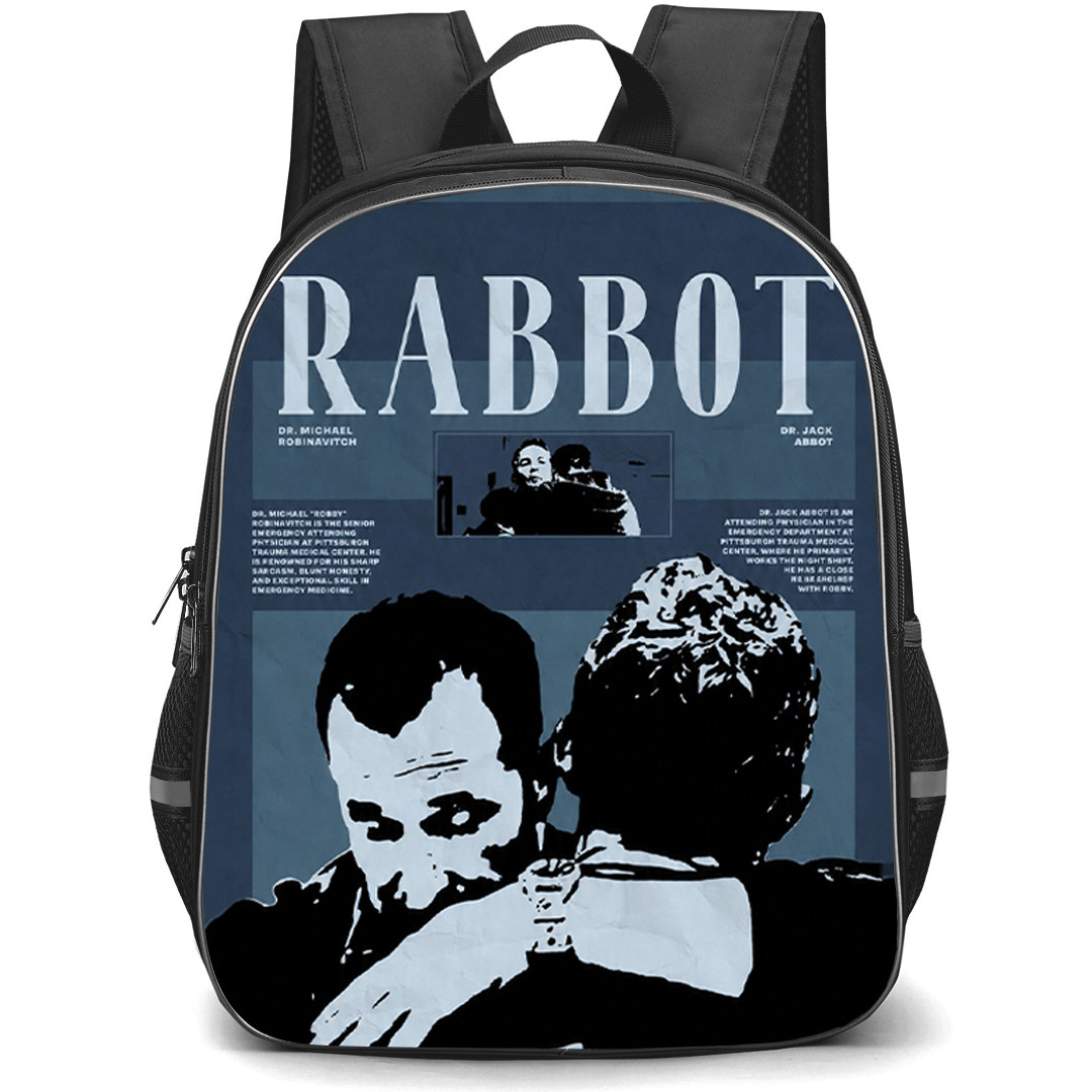 The Pitt Backpack School Bag StudentPack - The Pitt Robby And Abbott Friendship Grunge Poster