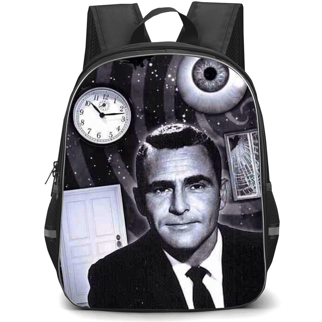 The Twilight Zone Backpack StudentPack - Rod Serling On 1959 Grayscale Poster
