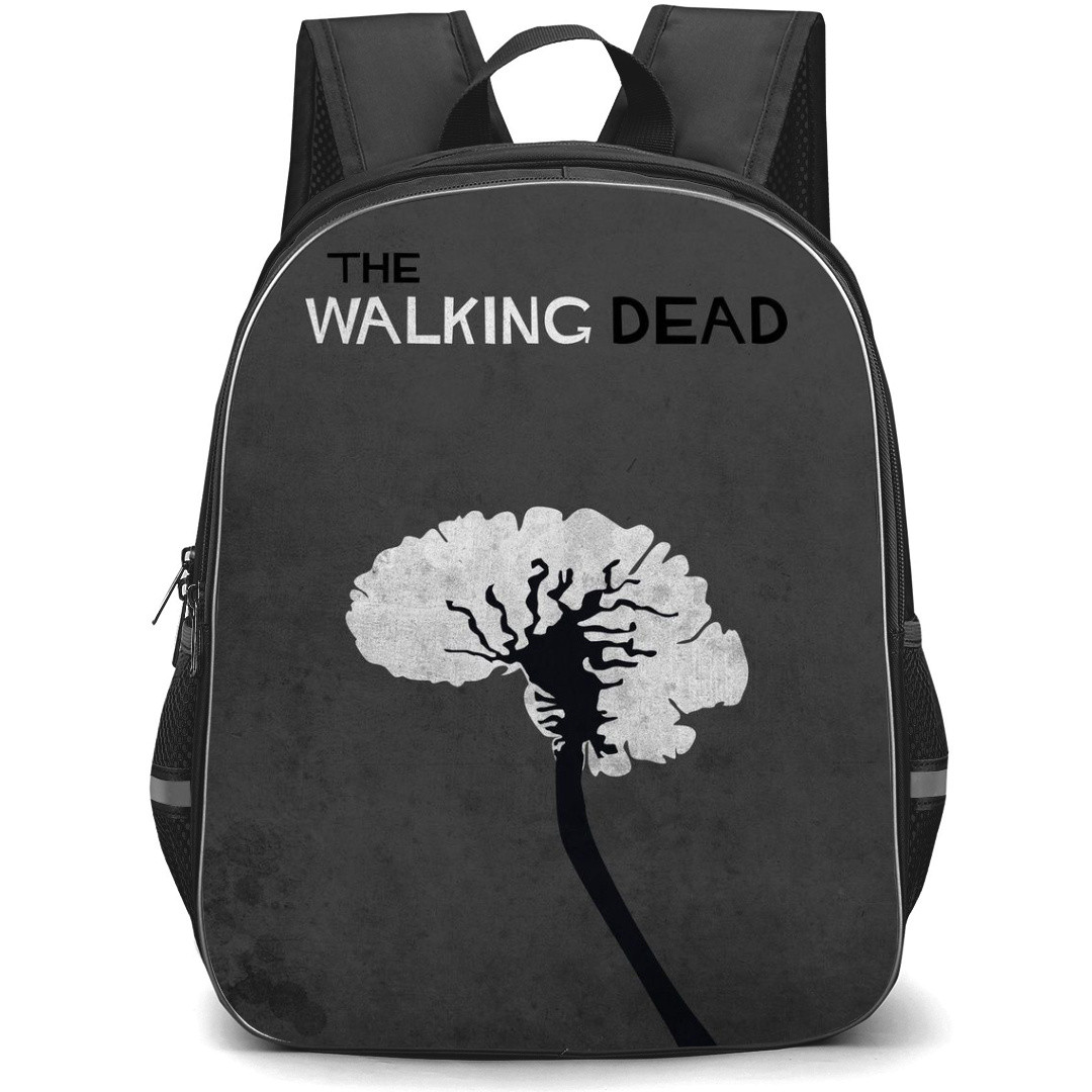 The Walking Dead Backpack StudentPack - The Walking Dead Minimalist Grayscale Art
