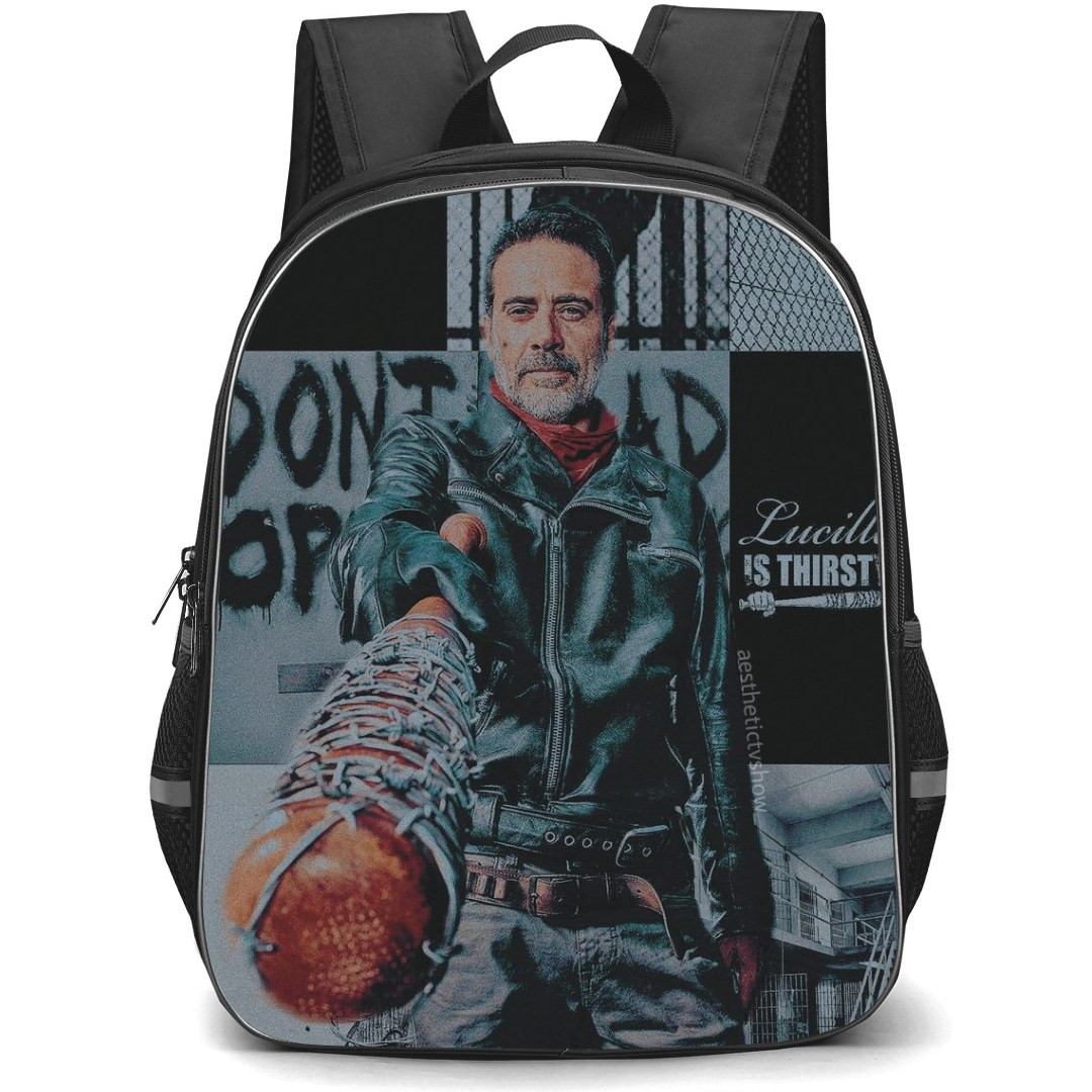 The Walking Dead Backpack StudentPack - Negan Smith Standing And Holding Lucille Poster