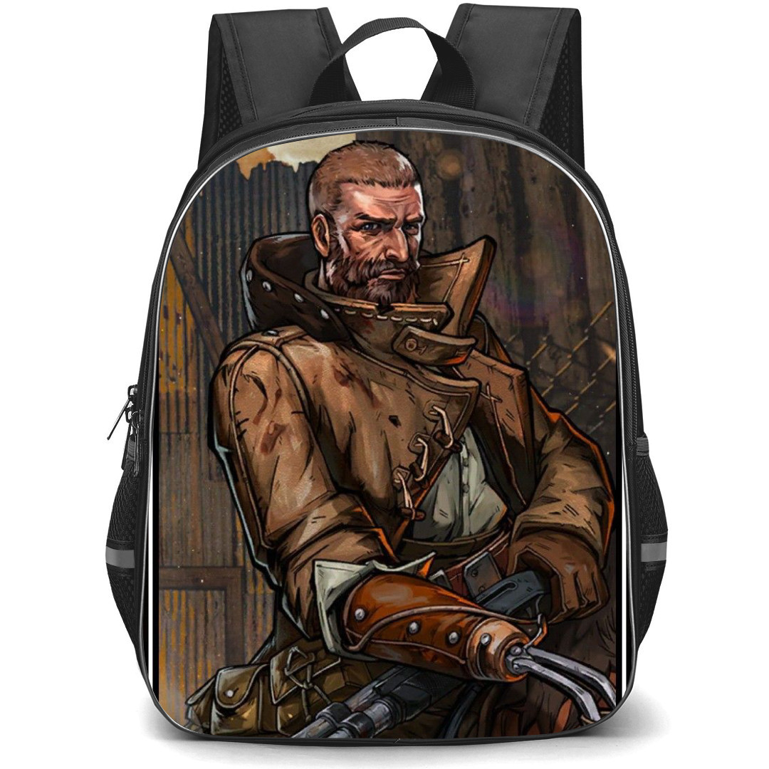 The Walking Dead Backpack StudentPack - Rick Grimes Sitting Comic Illustration Art