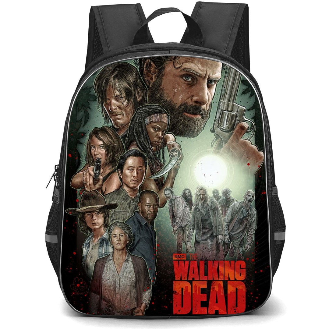 The Walking Dead Backpack StudentPack - The Walking Dead Vintage Poster Illustration Art