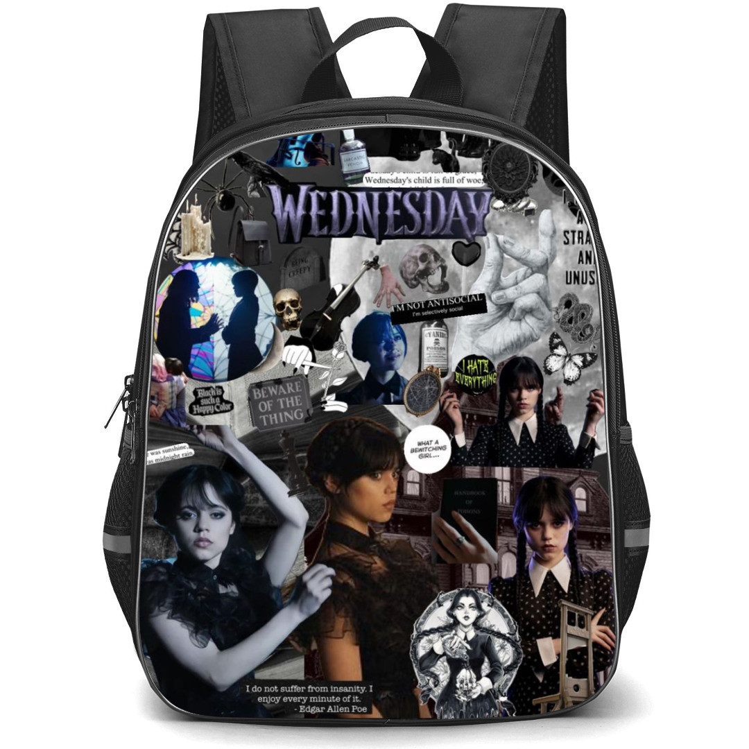 Wednesday Backpack StudentPack - Wednesday Collage Poster