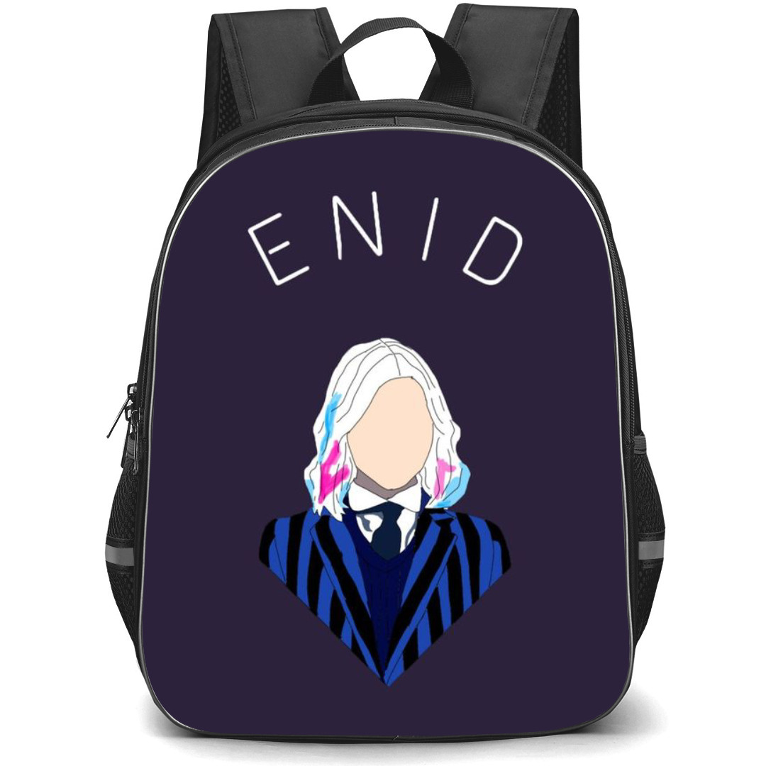 Wednesday Backpack StudentPack - Enid Sinclair Portrait Minimalist Art Poster