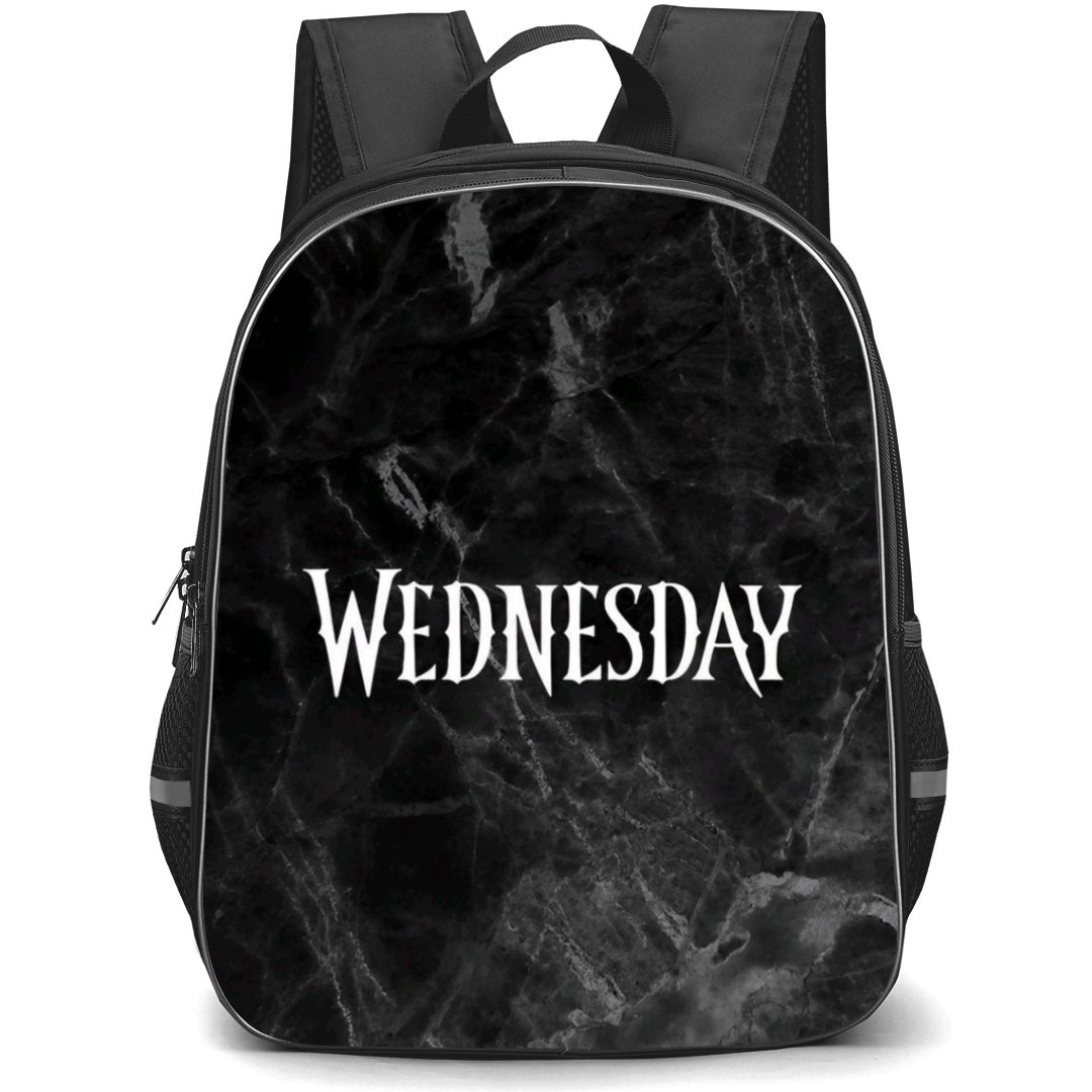 Wednesday Backpack StudentPack - Wednesday Logo On Dark Background