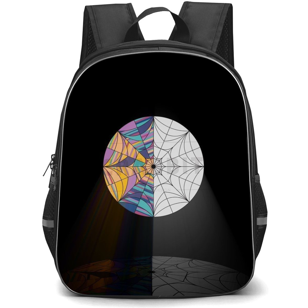 Wednesday Backpack StudentPack - Wednesday Window Outline Coloring On Black Background