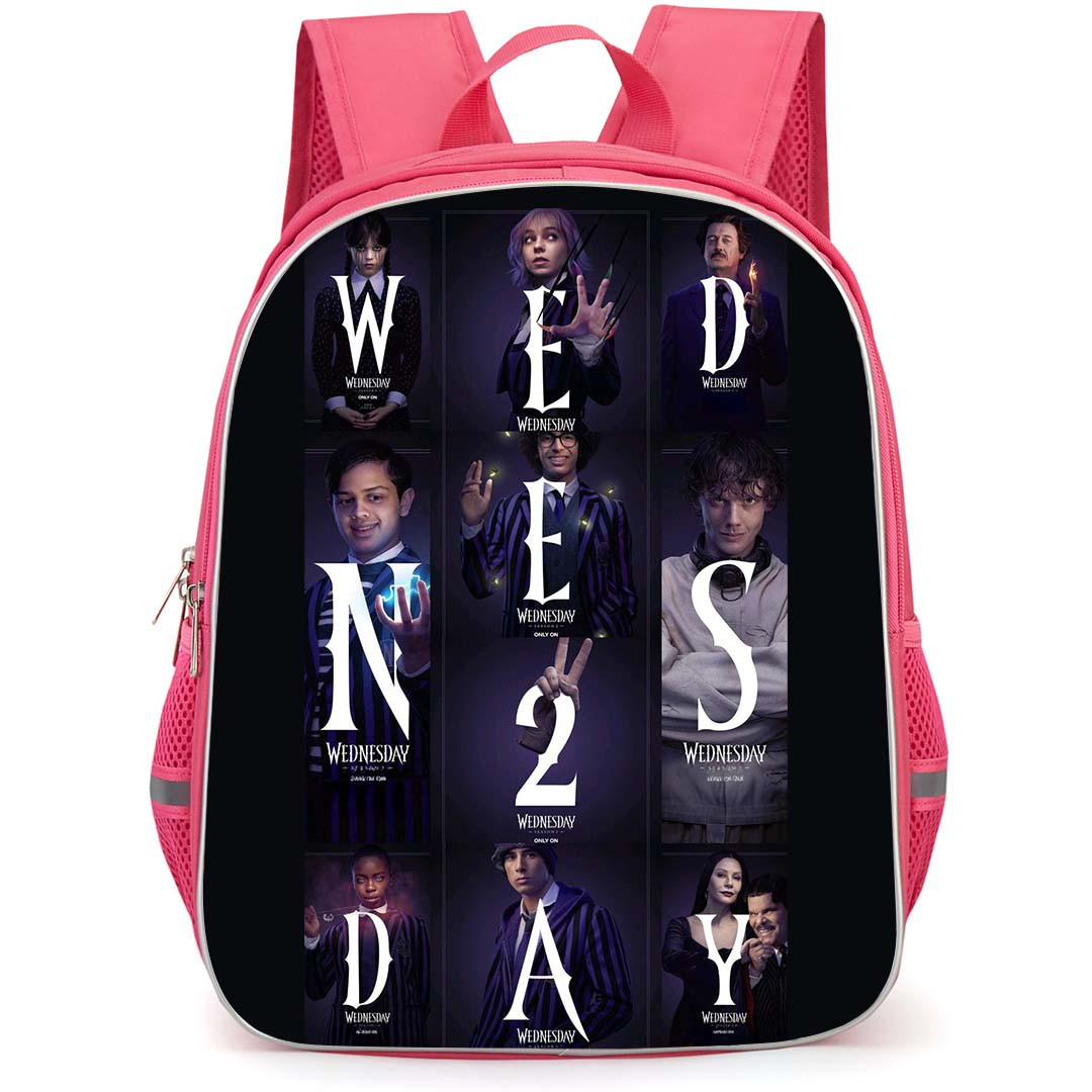 Wednesday Season 2 Backpack StudentPack - Wednesday Season 2 All Characters Poster