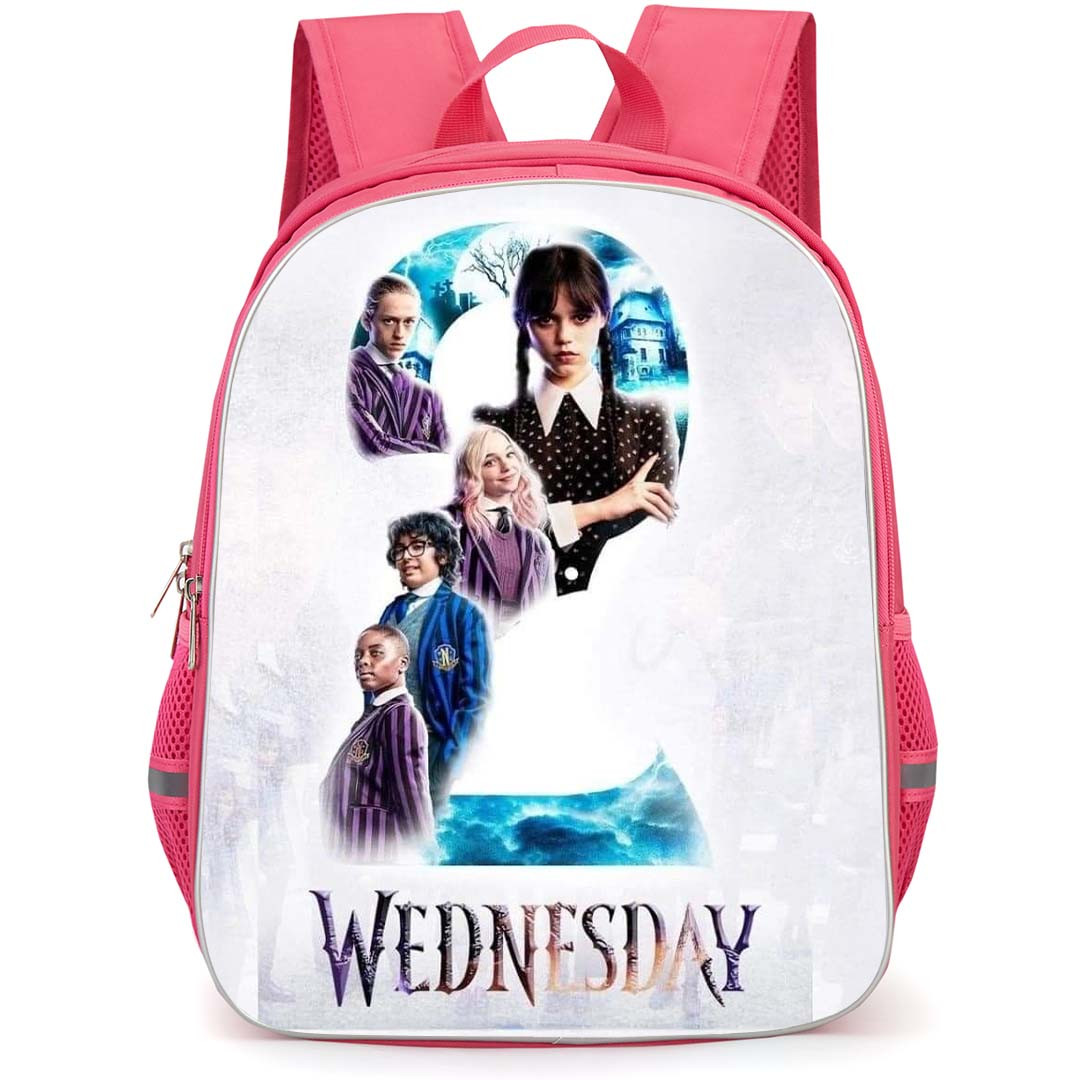 Wednesday Season 2 Backpack StudentPack - Wednesday Season 2 Characters On White Background