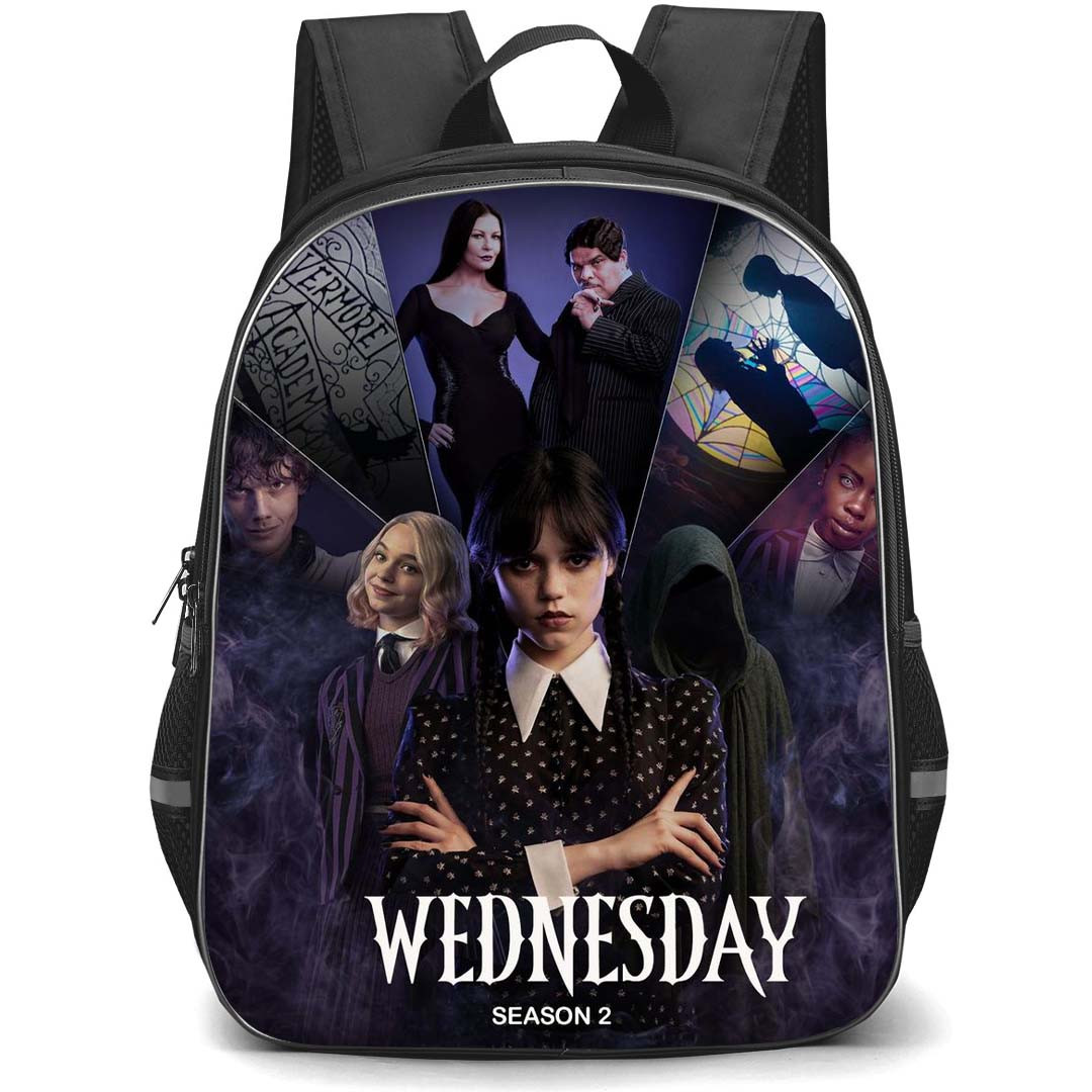 Wednesday Season 2 Backpack StudentPack - Wednesday Season 2 Characters Poster