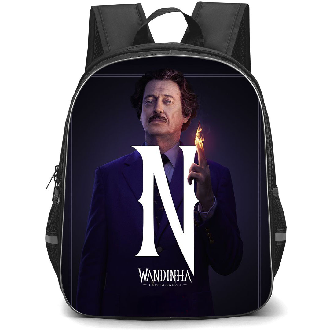 Wednesday Season 2 Principal Dort Backpack StudentPack - Principal Dort Portrait With Letter N Poster