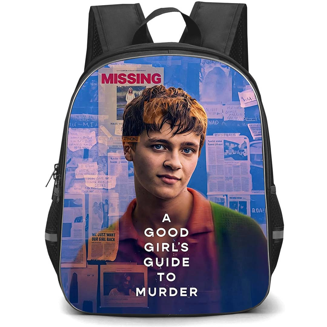 A Good Girls Guide to Murder Connor Reynolds Backpack School Bag StudentPack - Connor Reynolds Portrait Investigation Board Newspaper Wall Poster