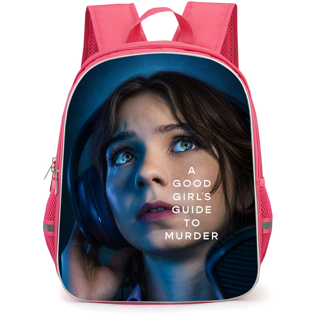 A Good Girls Guide to Murder Pip Fitz-Amobi Backpack School Bag StudentPack - Pip Fitz-Amobi Headphones Portrait Podcast Poster