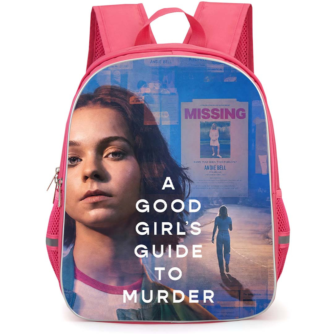 A Good Girls Guide to Murder Pip Fitz-Amobi Backpack School Bag StudentPack - Pip Fitz-Amobi Missing Person Board Poster
