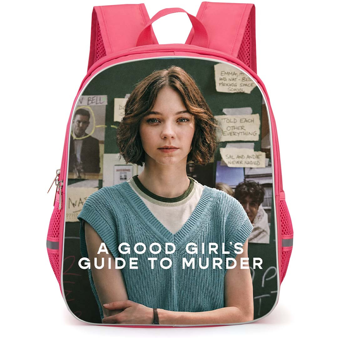 A Good Girls Guide to Murder Pip Fitz-Amobi Backpack School Bag StudentPack - Pip Fitz-Amobi Portrait Investigation Notes Wall Poster
