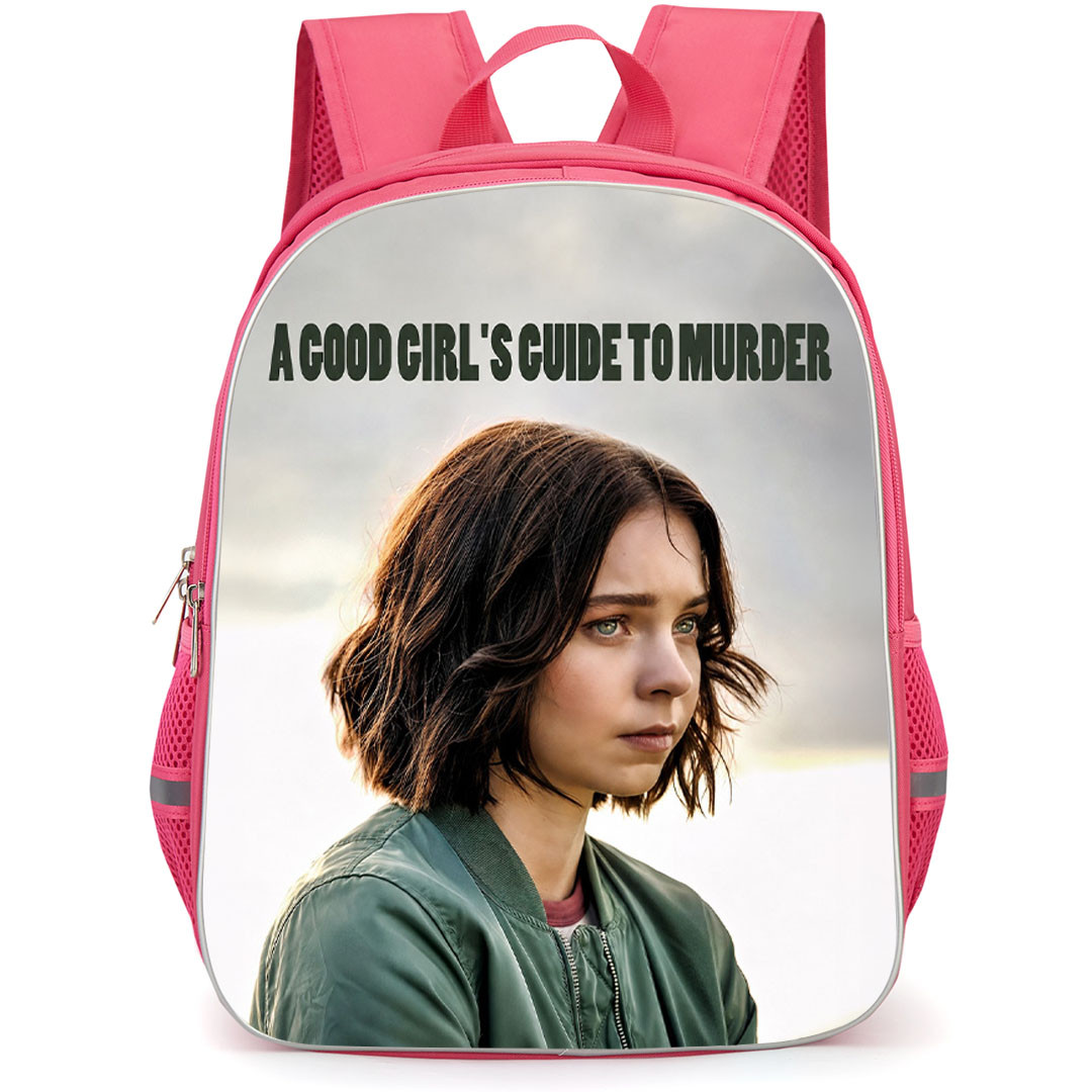 A Good Girls Guide to Murder Pip Fitz-Amobi Backpack School Bag StudentPack - Pip Fitz-Amobi Side Portrait Minimalist Poster