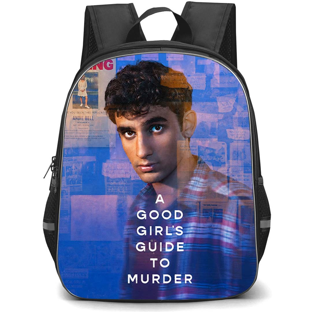 A Good Girls Guide to Murder Ravi Singh Backpack School Bag StudentPack - Ravi Singh Portrait Investigation Board Newspaper Wall Poster