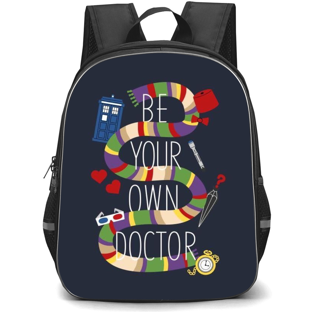 Doctor Who Backpack StudentPack - Be Your Own Doctor Quote