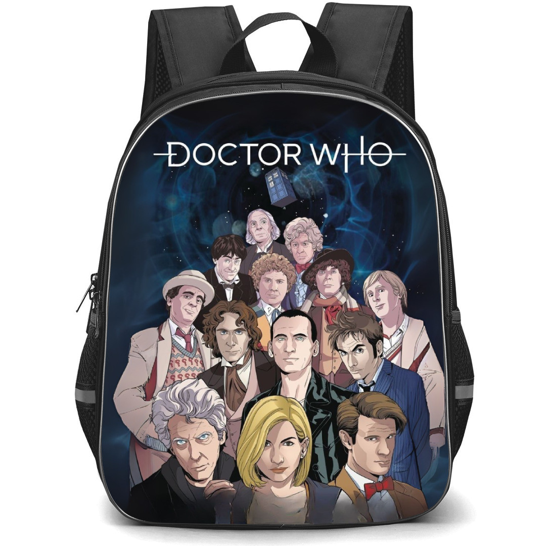 Doctor Who Backpack StudentPack - Characters Fierce Cartoon Art Series Poster