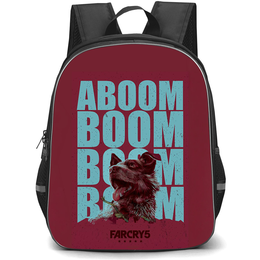 Far Cry Backpack School Bag StudentPack - Far Cry 5 Aboom Boom Vector Illustration Art Poster