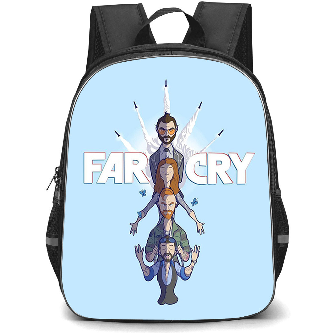 Far Cry Backpack School Bag StudentPack - Far Cry 5 Seed Family Cartoon Art Poster