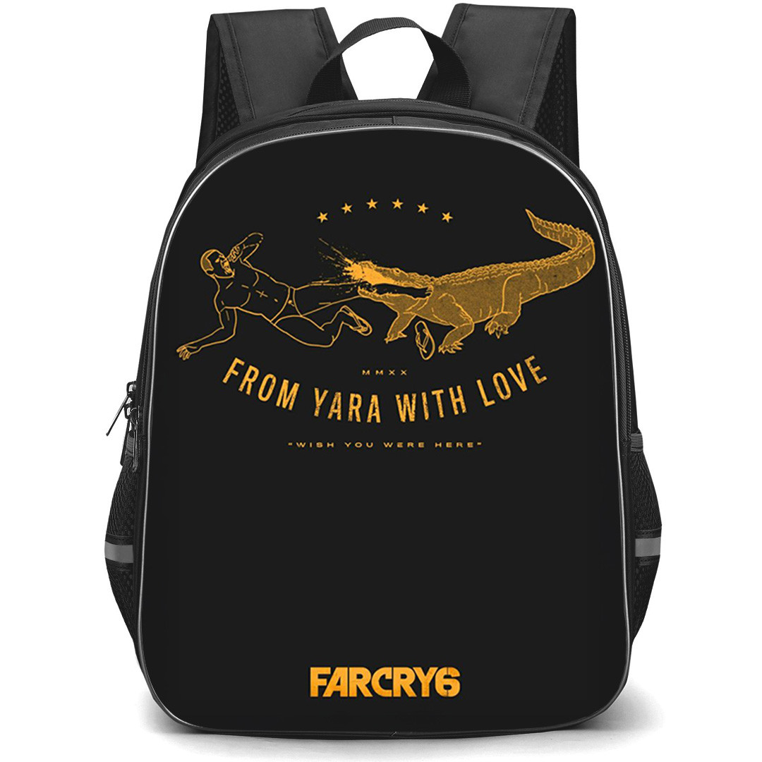Far Cry Backpack School Bag StudentPack - Far Cry From Yara With Love Poster