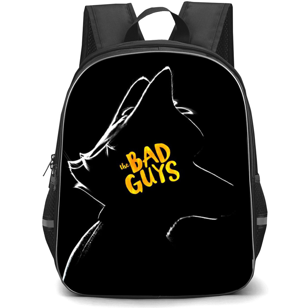 The Bad Guys Mr. Wolf Backpack StudentPack - Mr. Wolf Silhouette Dark Poster