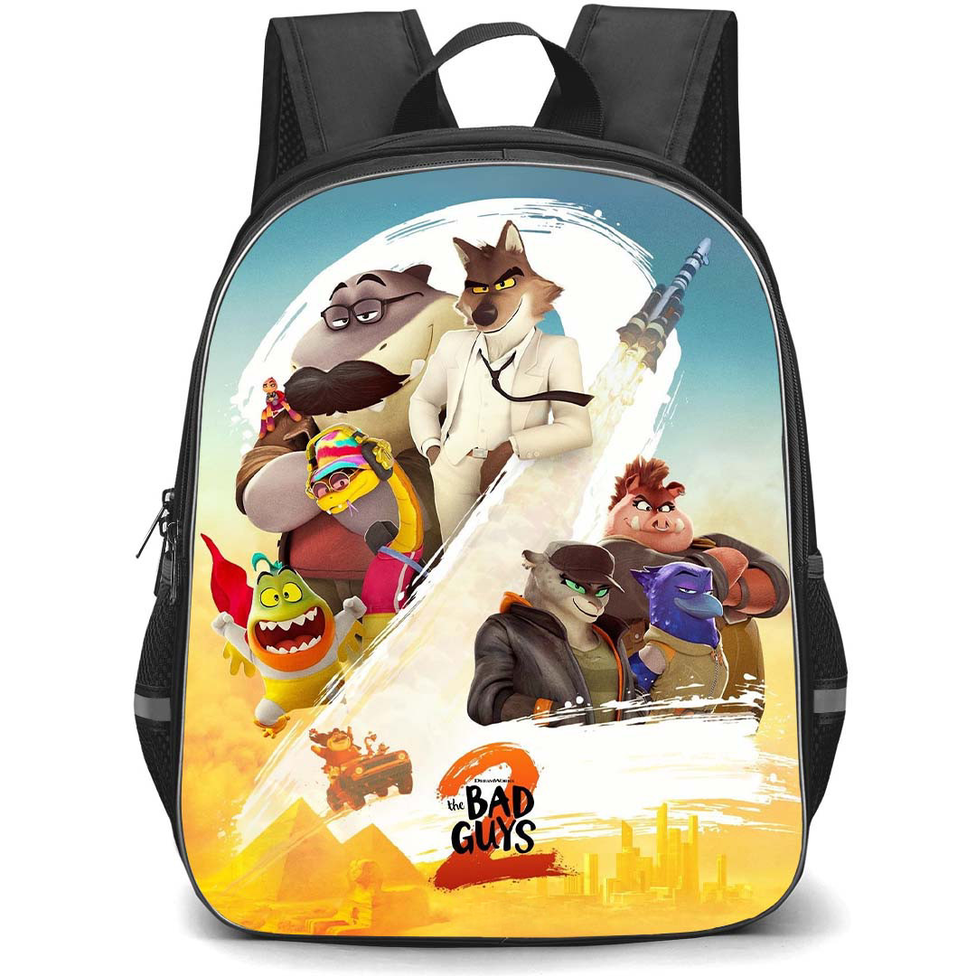 The Bad Guys 2 Backpack StudentPack - The Bad Guys 2 Vs The Real Bad Girls Poster