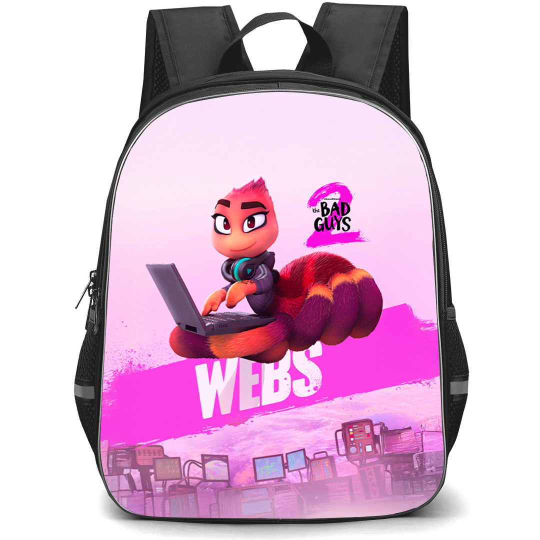 The Bad Guys 2 Backpack School Bag StudentPack - The Bad Guys 2 Webs Profile Poster