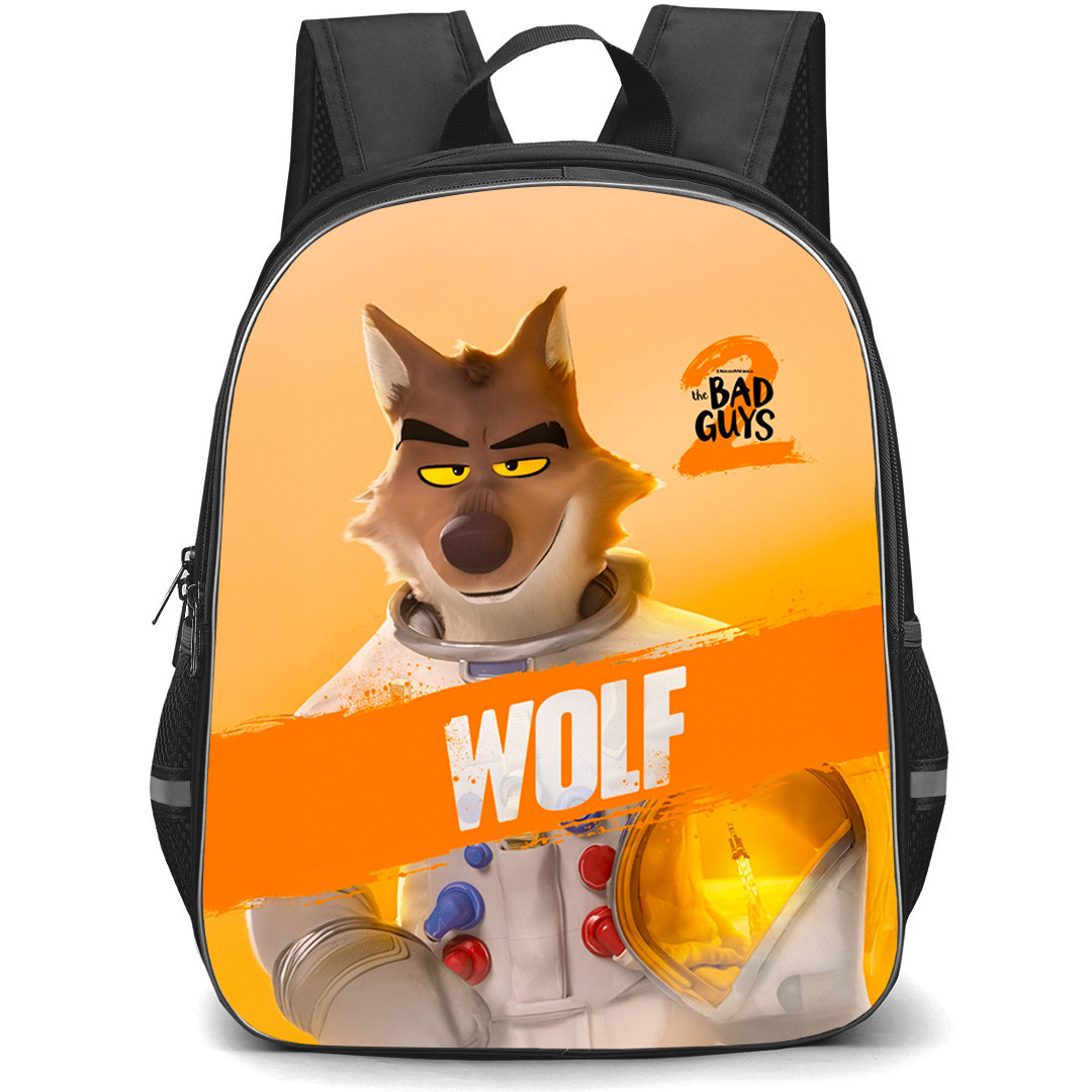 The Bad Guys 2 Backpack School Bag StudentPack - The Bad Guys 2 Wolf Profile Poster