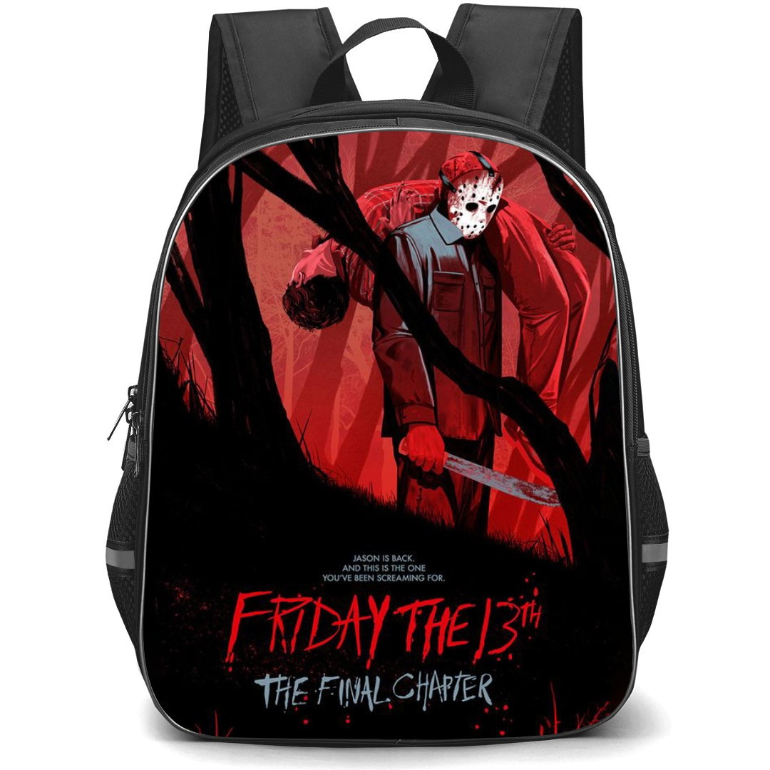 Friday The 13th Backpack StudentPack - Friday The 13th Final Chapter Poster