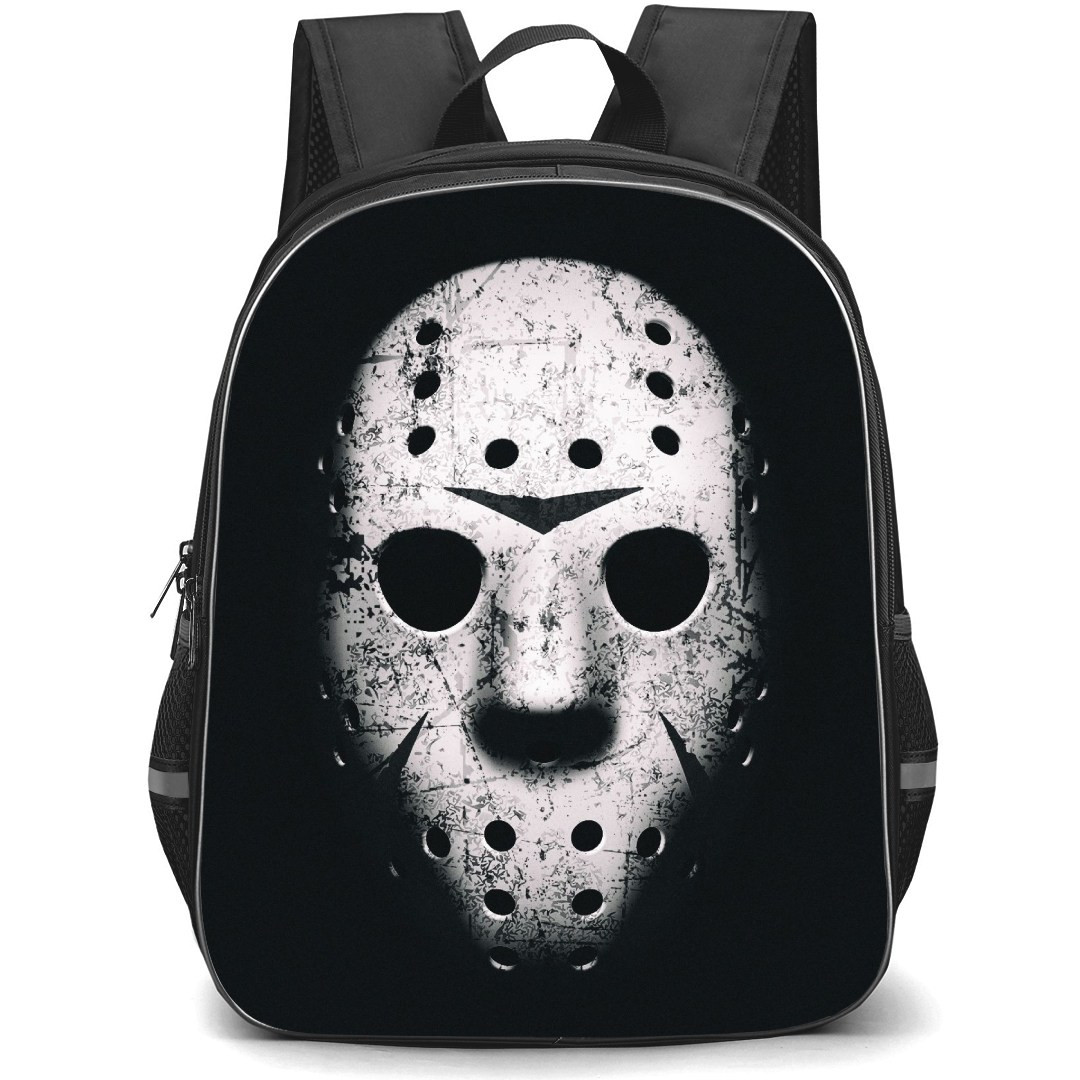 Friday The 13th Backpack StudentPack - Jason Avatar Grayscale