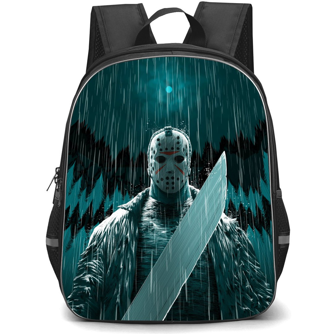 Friday The 13th Backpack StudentPack - Jason Standing In Rain