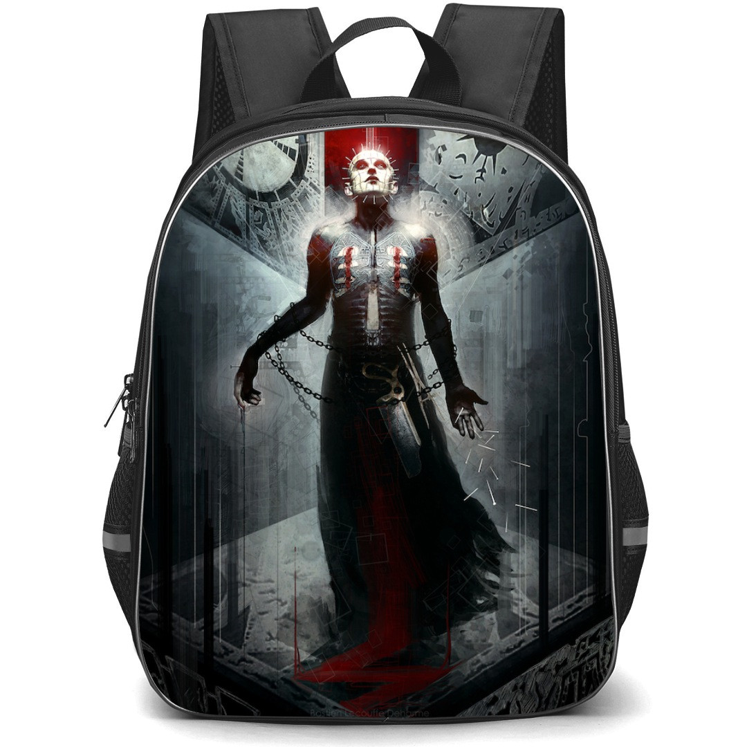 Hellraiser Backpack StudentPack - Pinhead Looking Up Illustration