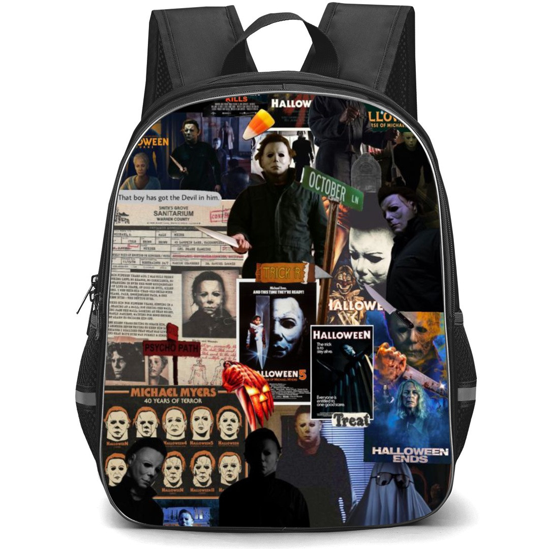 Halloween Michael Myers Backpack StudentPack - Halloween Collage