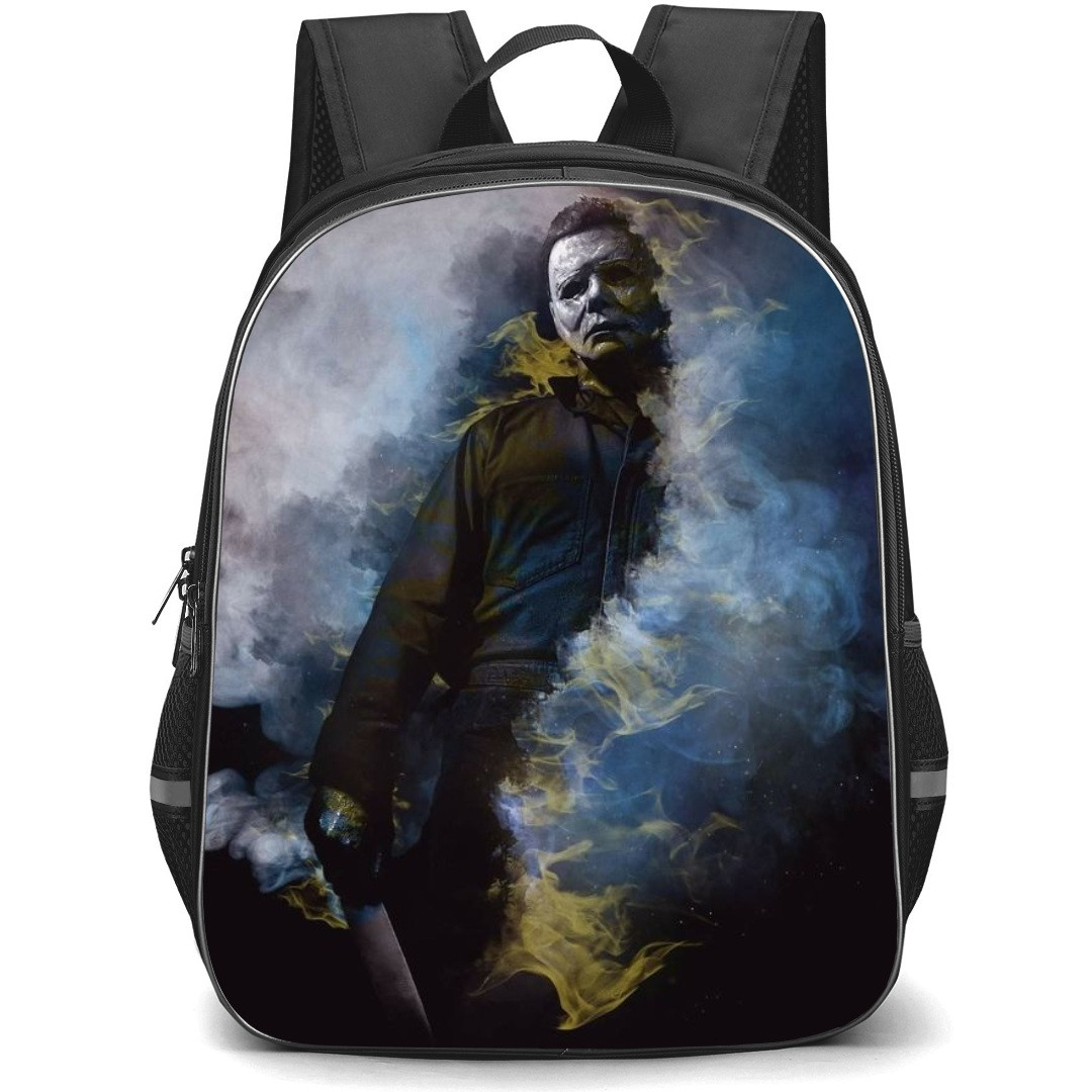 Halloween Michael Myers Backpack StudentPack - Portrait Smoke Background