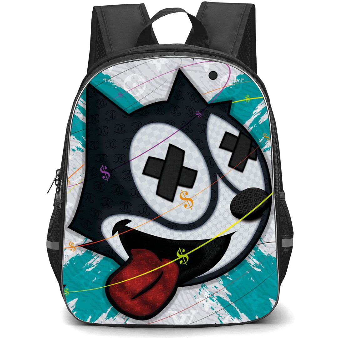Felix the Cat Backpack StudentPack - Felix The Cat Dizzy Face Pop Art X Background