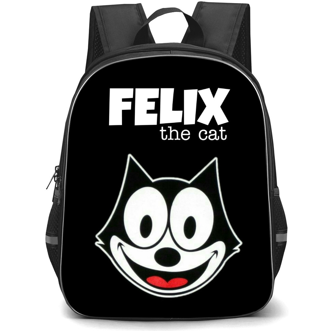 Felix the Cat Backpack StudentPack - Felix The Cat Face Black Background
