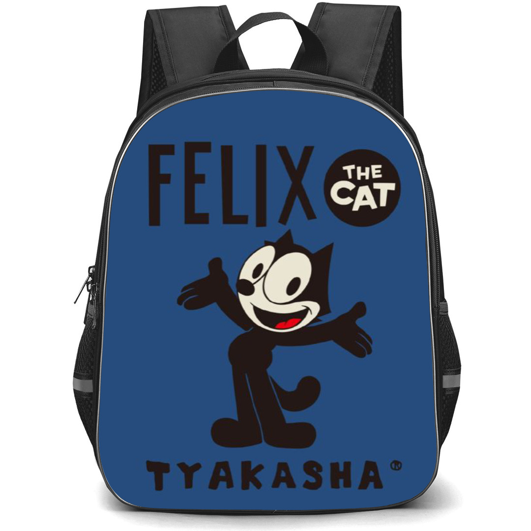 Felix the Cat Backpack StudentPack - Felix The Cat Standing Pose Blue Background