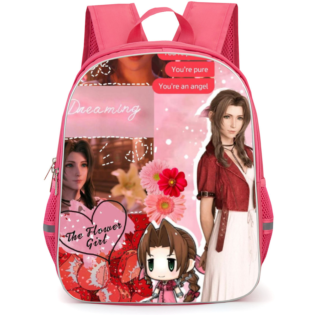 Final Fantasy Aerith Backpack StudentPack - Aerith Chibi Collage