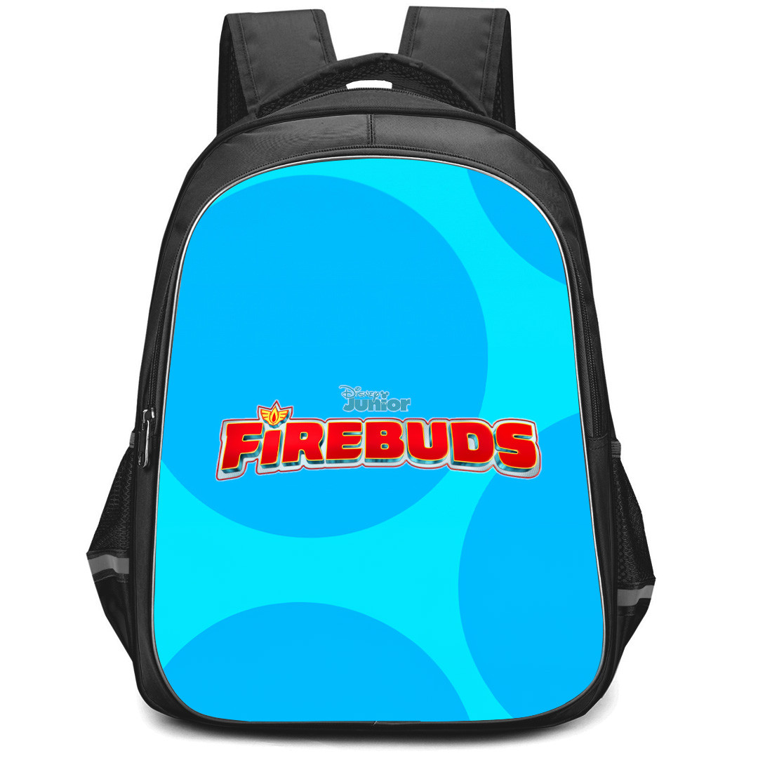FireBuds Backpack StudentPack - FireBuds Logo On Blue Background