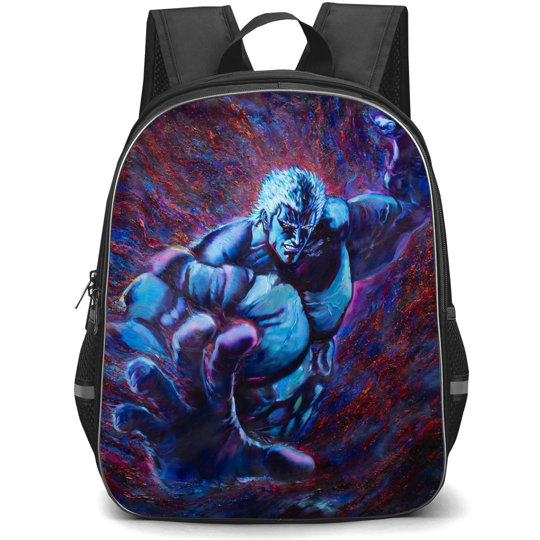 Fist Of The North Star Raoh Backpack School Bag StudentPack - Raoh Punch Stance Portrait