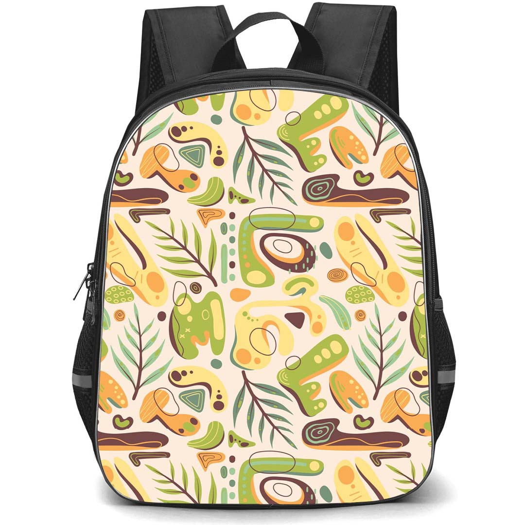 Food Pattern School Backpack StudentPack - Healthy Doodles Pattern Art Poster