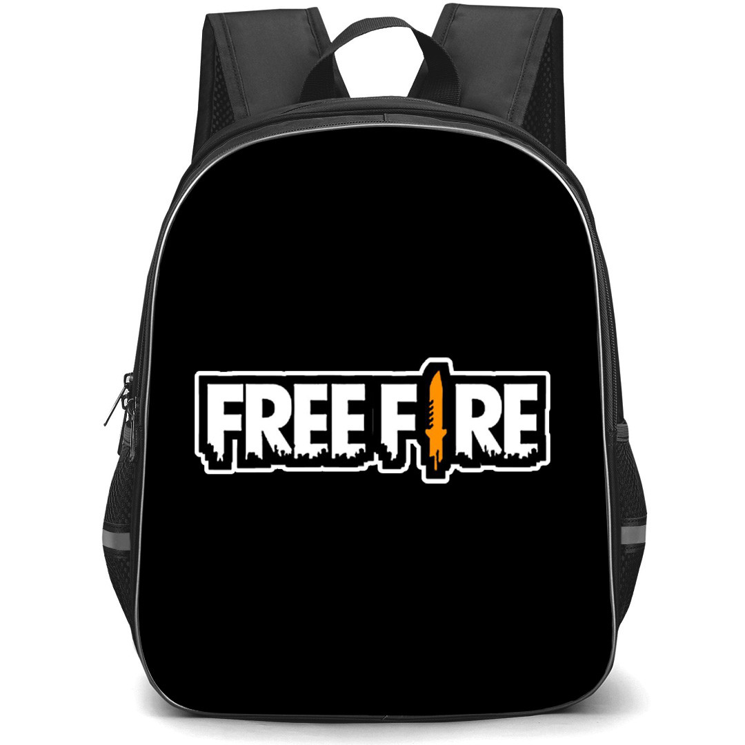 Free Fire Backpack School Bag StudentPack - Free Fire Main Logo Sticker