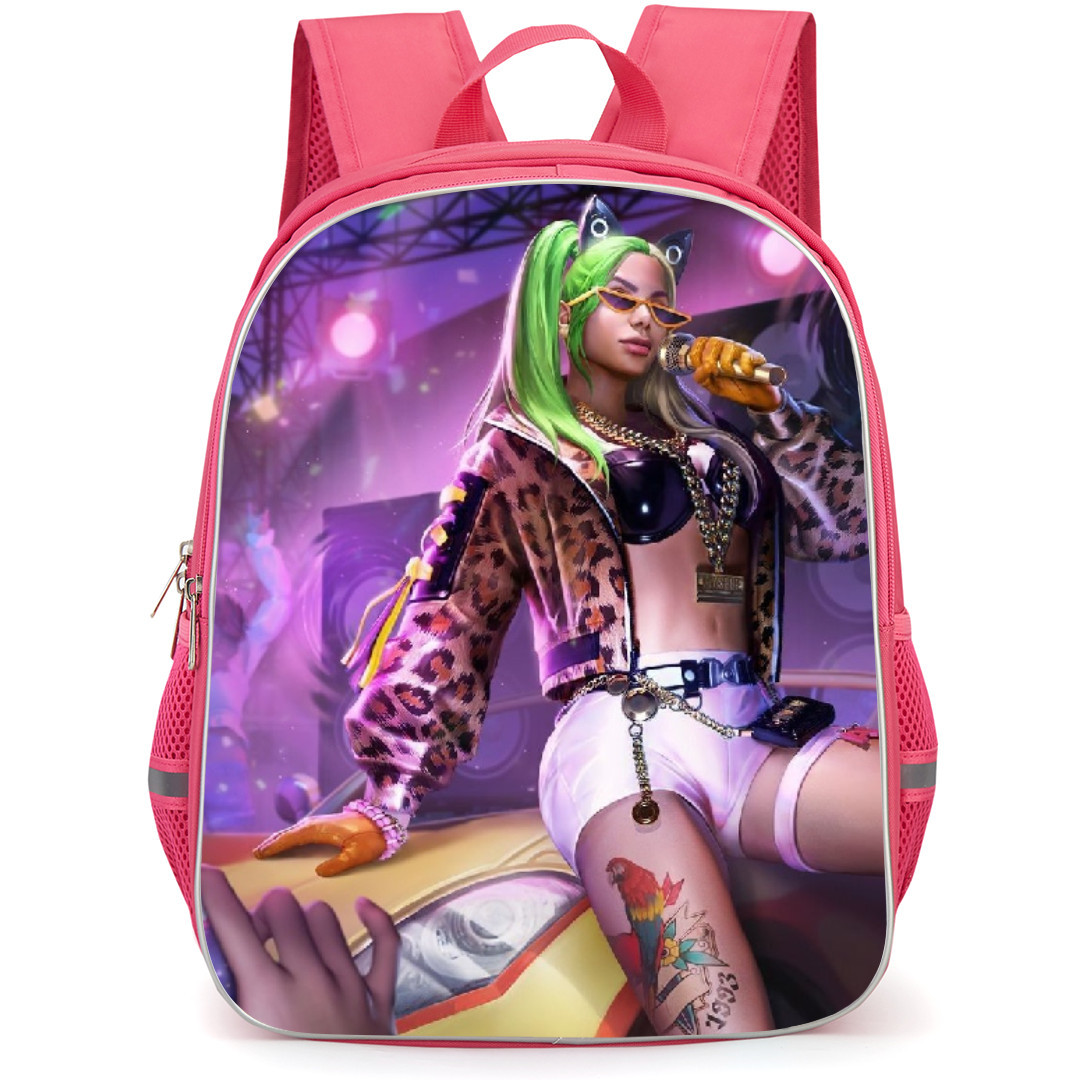 Free Fire A-Patroa Backpack StudentPack - A-Patroa Singing on the Car