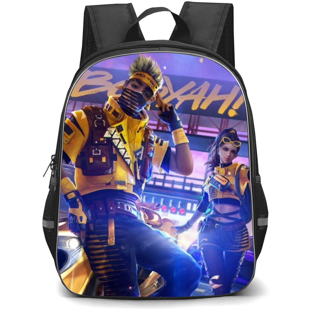 Free Fire Backpack StudentPack - Leaning on the Car Booyah