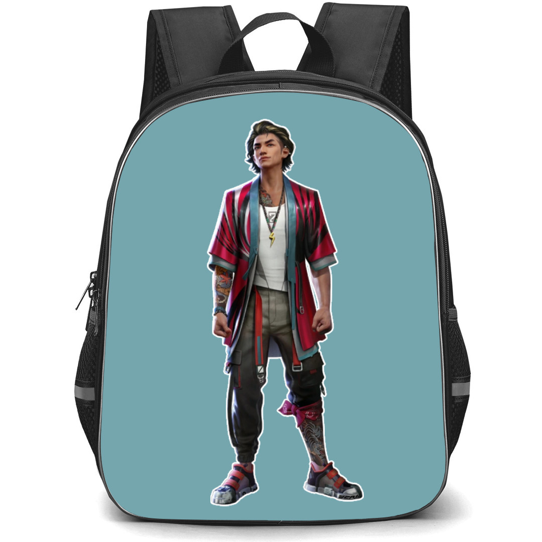 Free Fire Tatsuya Backpack StudentPack - Tatsuya Standing Portrait