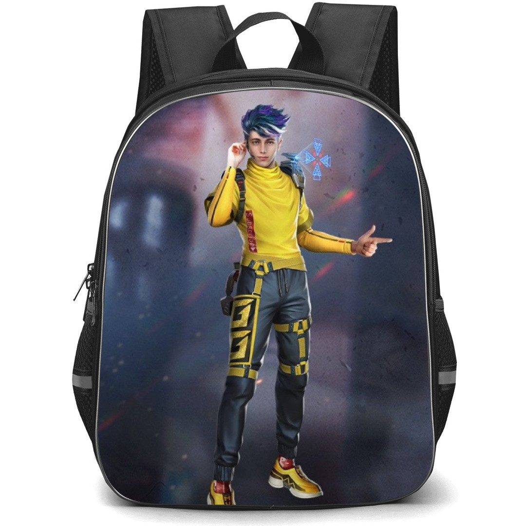 Free Fire Wolfrahh Backpack StudentPack - Wolfrahh Standing Portrait