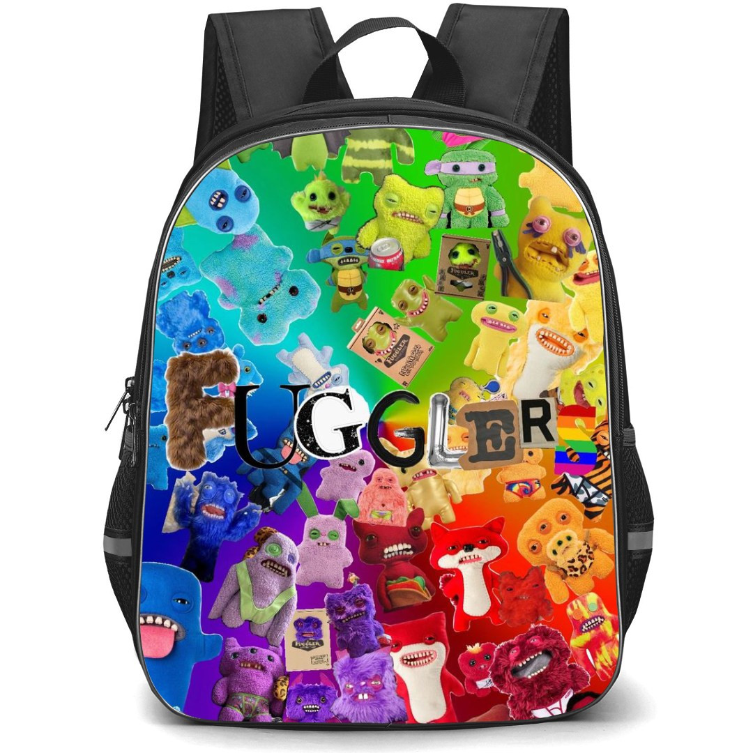 Fuggler Backpack StudentPack - Character Monster Collage Series Poster