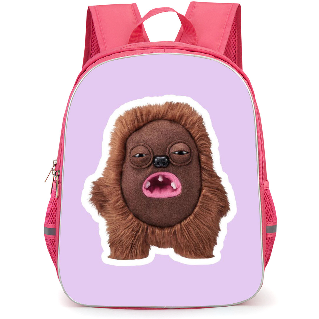 Fuggler Hedge Grog Backpack StudentPack - Hedge Grog Portrait Pastel Purple Background