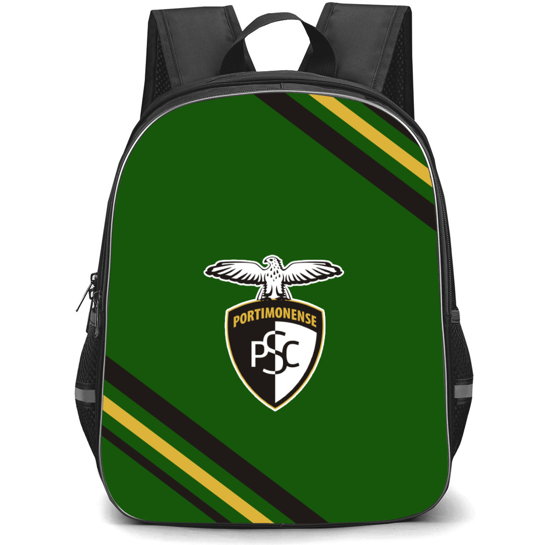 Portimonense Sporting Clube Backpack School Bag StudentPack - Large Logo With Stripe